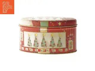 Julemotiv metalæske (str. 13x7 cm)