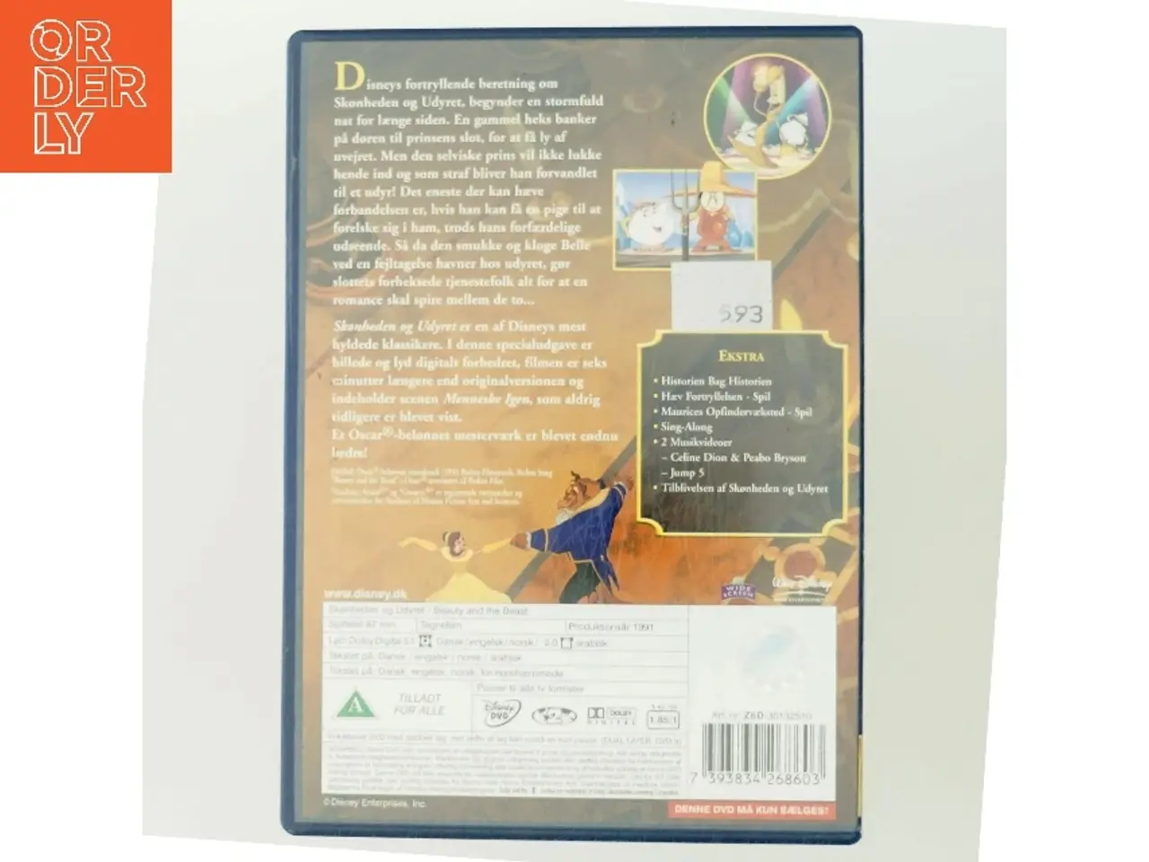 Billede 3 - Skønheden og Udyret med Celine Dion (DVD)