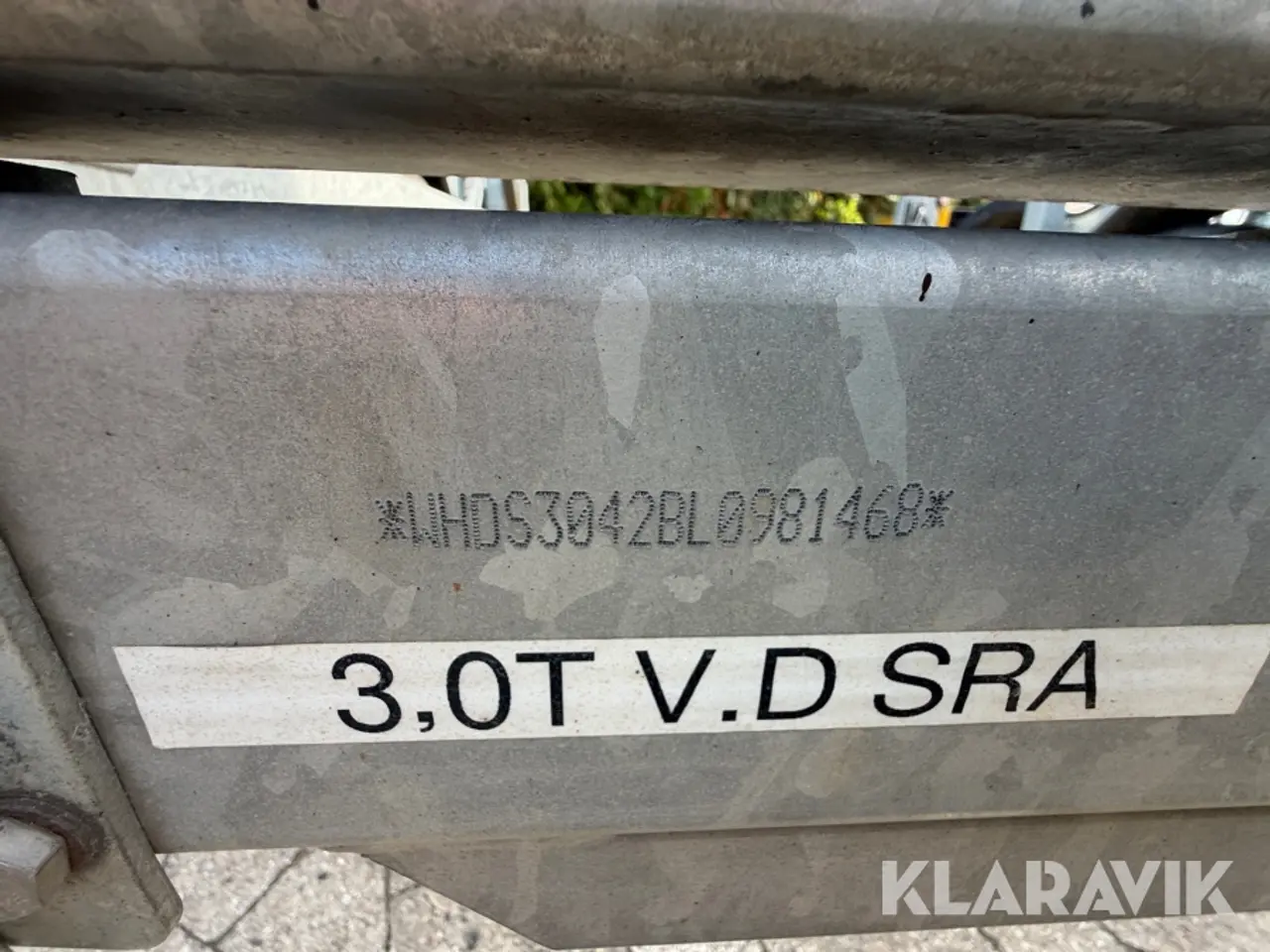 Billede 10 - Kabeltrailer Humbaur SRA 3000 3.000 kg