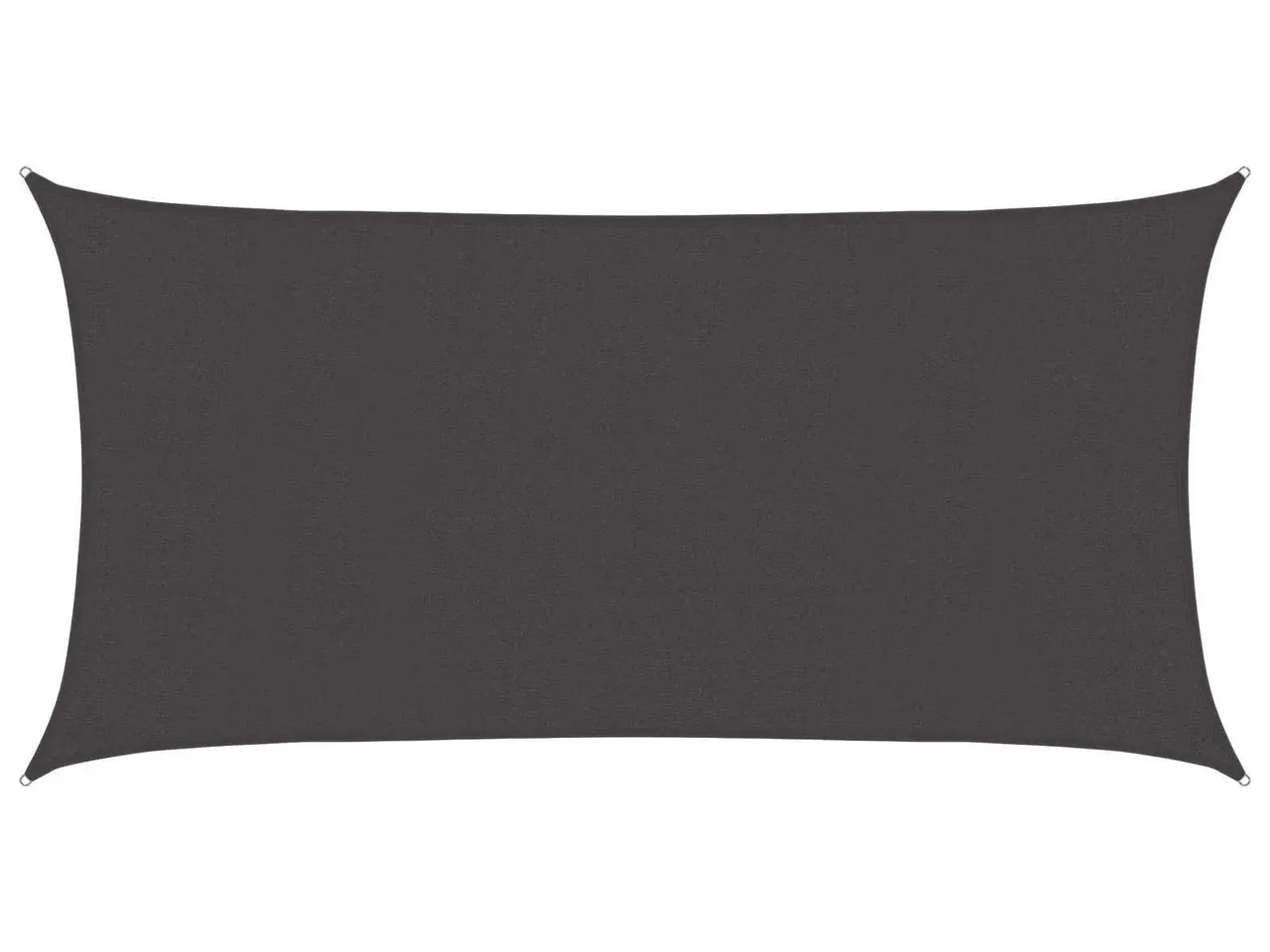 Billede 1 - Solsejl Antracit 2 x 6 m HDPE