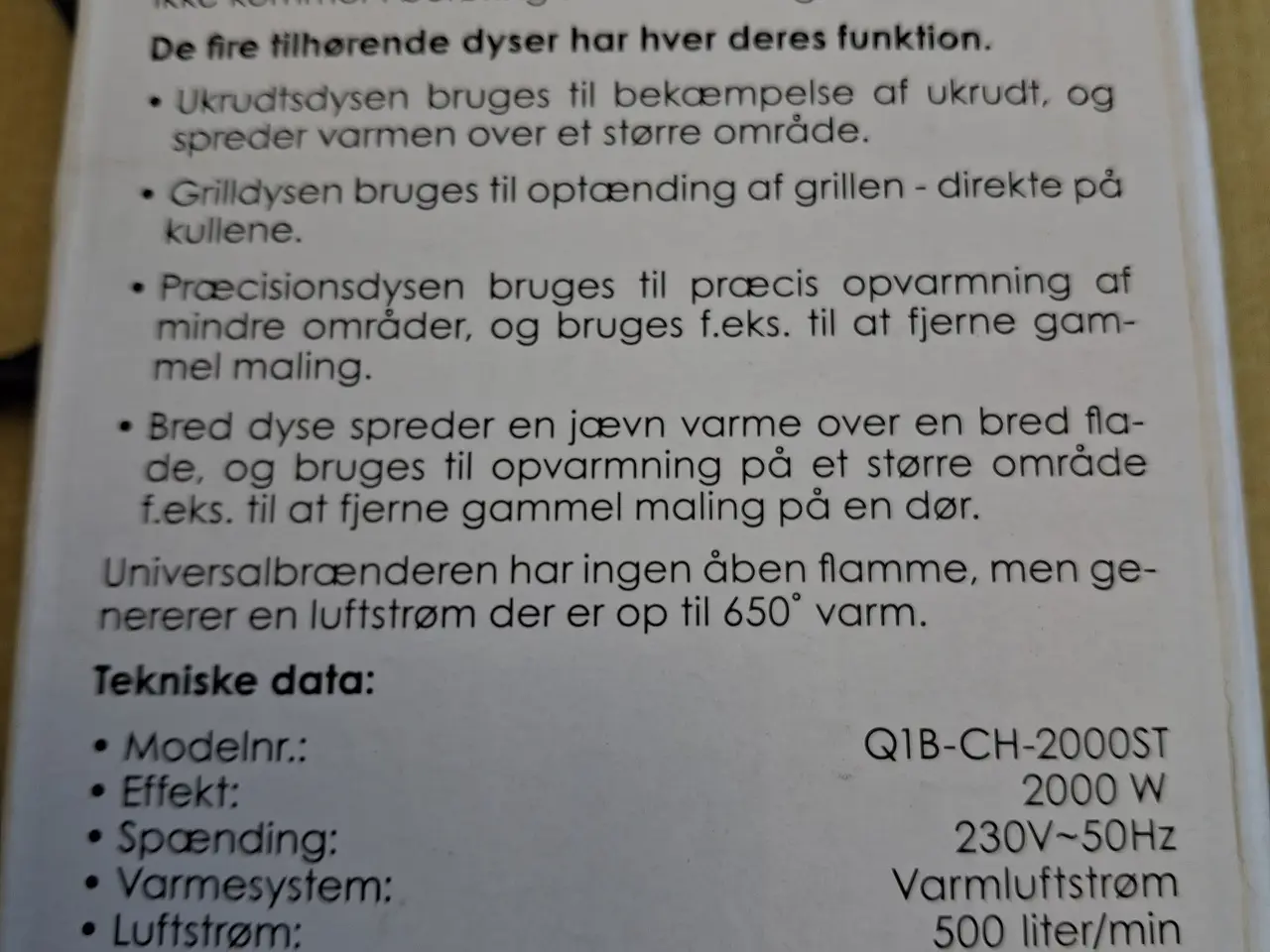 Billede 7 - Kan sendes! Ikke brugt ukrudtsbrænder