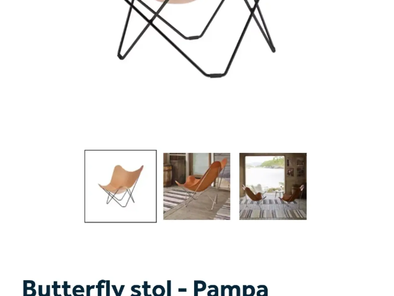 Billede 1 - Butterfly stol - Pampa Mariposa