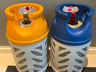 Fyldte 10 kg letvægts gas