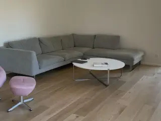 SITS Tokyo Lysegrå stofsofa