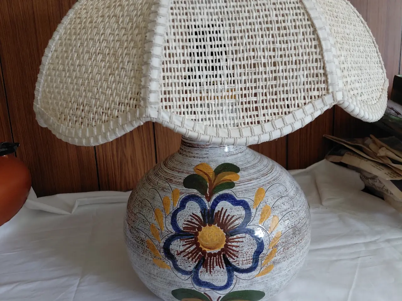 Billede 1 - Sommerhusstemning bordlampe.