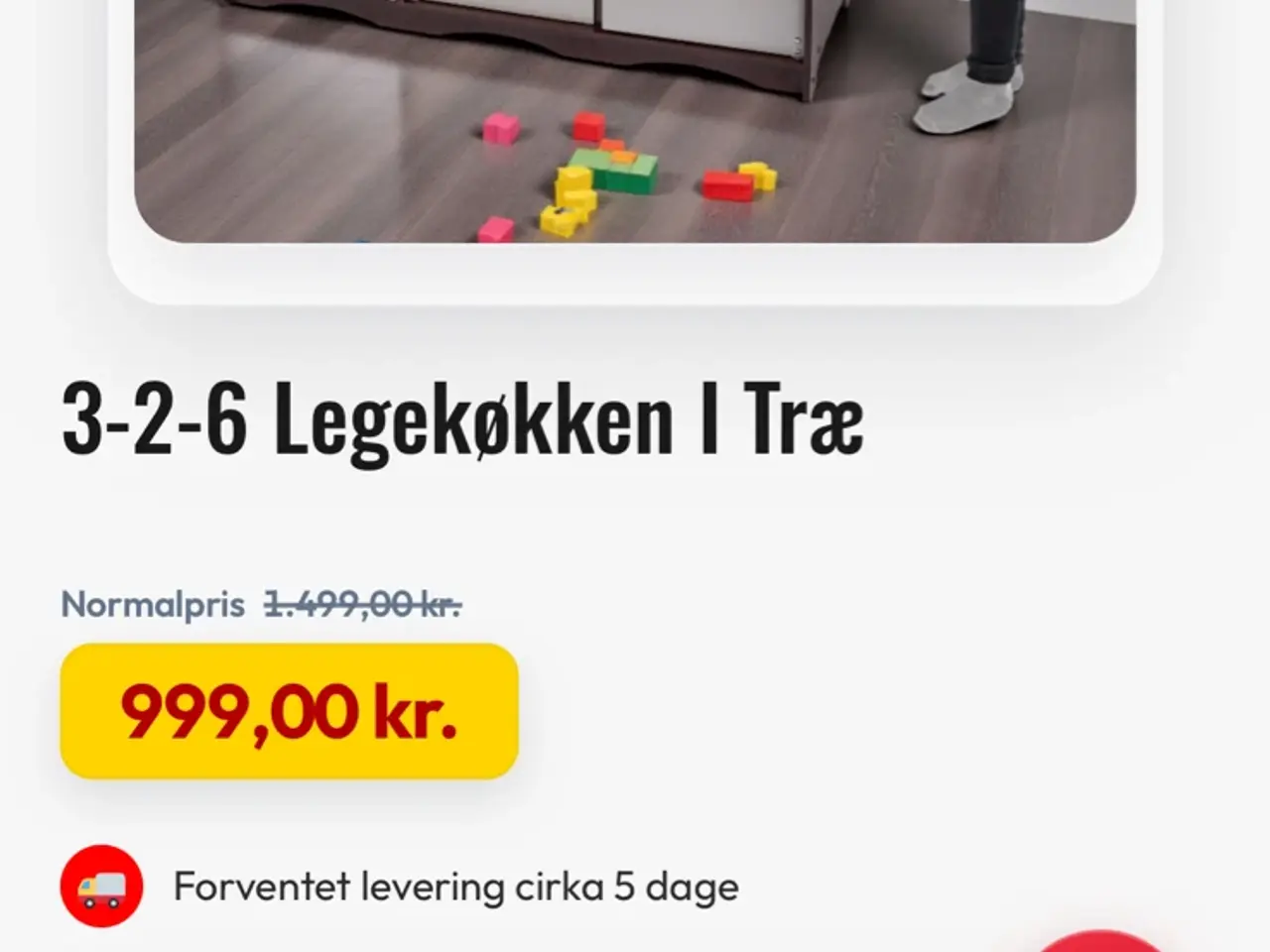 Billede 2 - Samlet 3 - 2 - 6 Legekøkken - Perfekt stand 