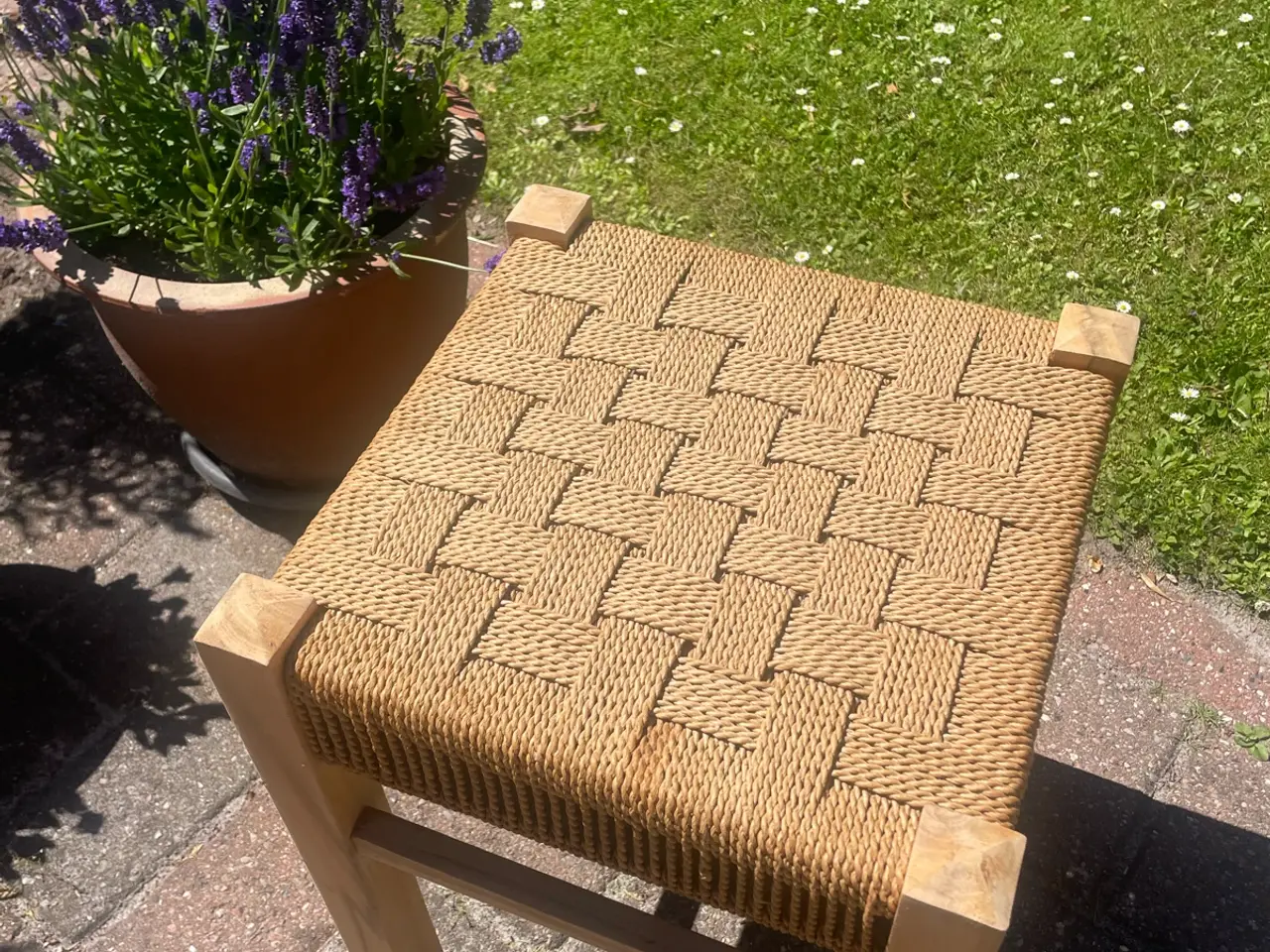 Billede 3 - Taburet, flet, meget fin😊