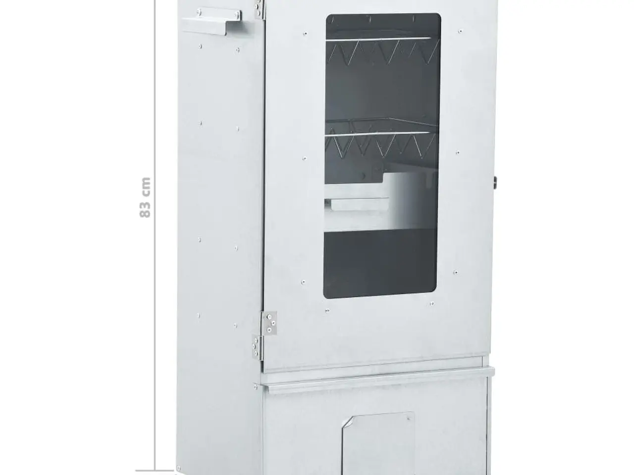 Billede 12 - Rygeovn 44,5 × 29 × 83 cm - med termometer og 1 kg træflis