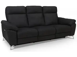 Selesta 3 Personers sofa - Sort stof