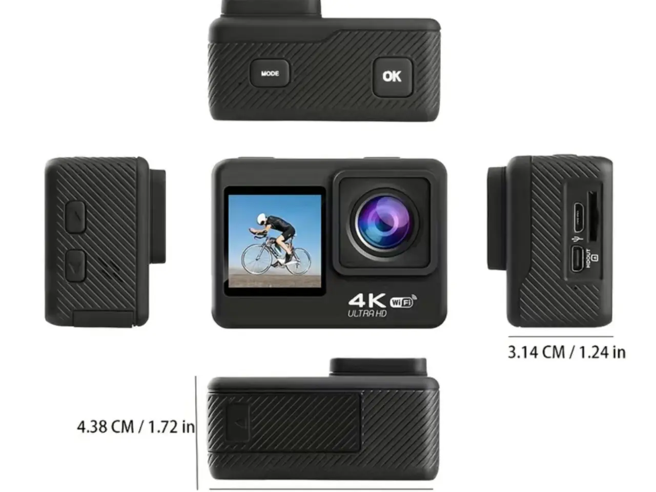 Billede 8 - Uåbnet Sports kamera WiFi 4K/60FPS