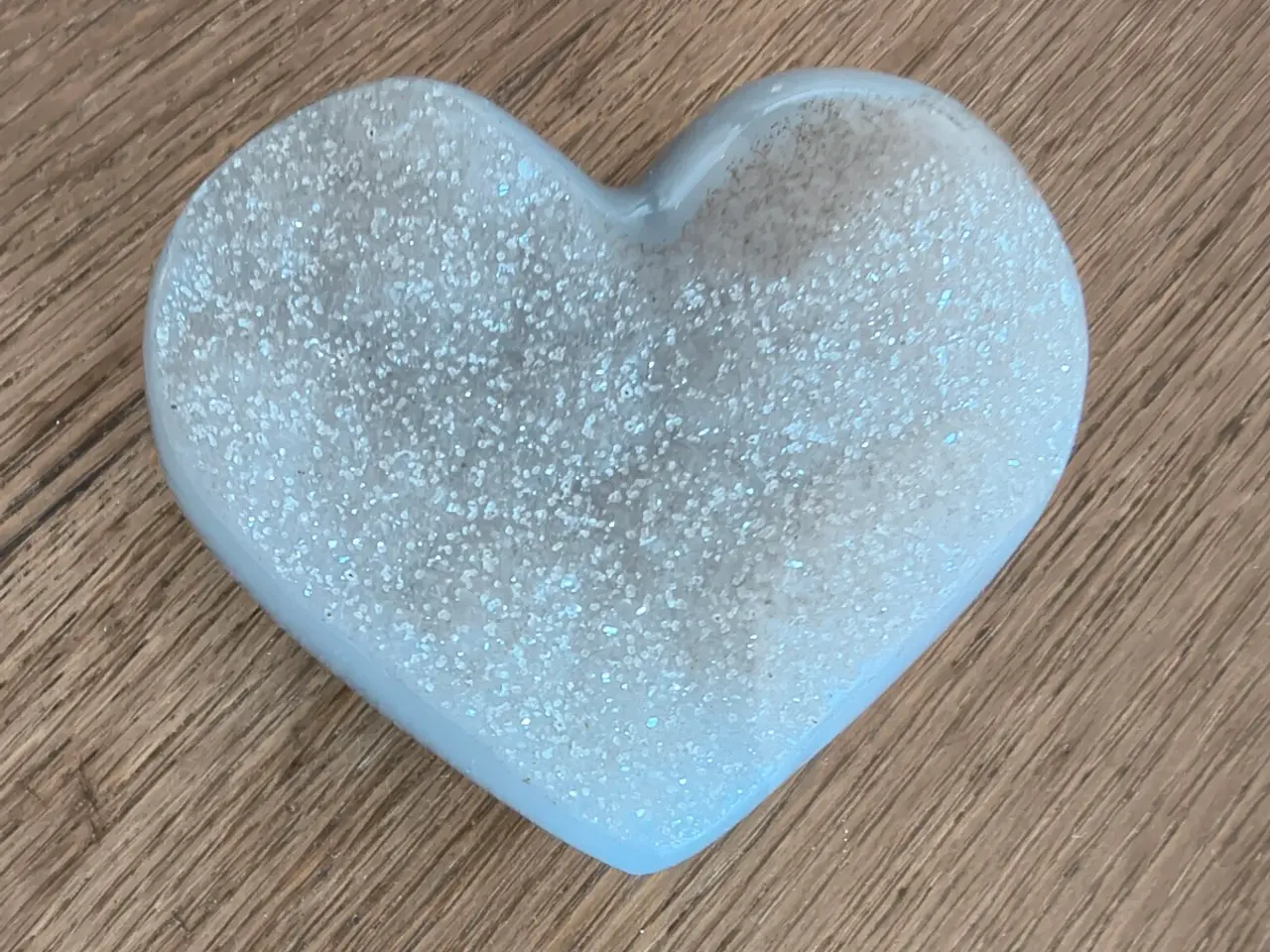 Billede 5 - Stort agat hjerte med druzy