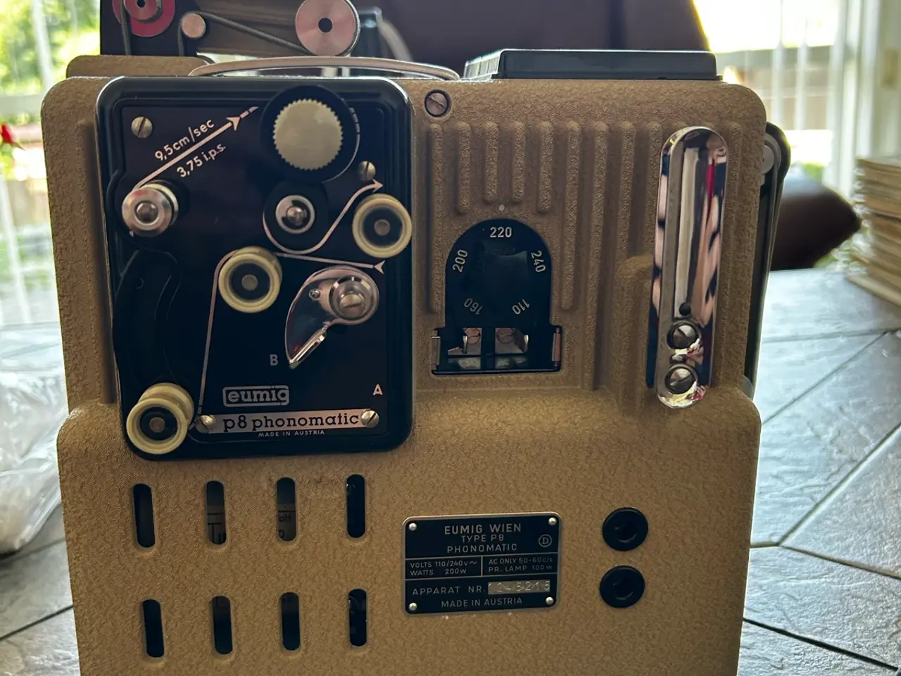 Billede 3 - Vintage Eumig P8 Automatic filmprojektor med boks