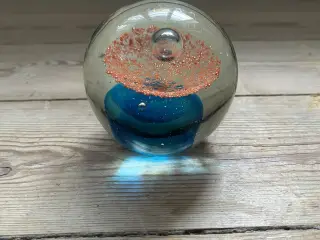 Glas brevvægt / brevpresse