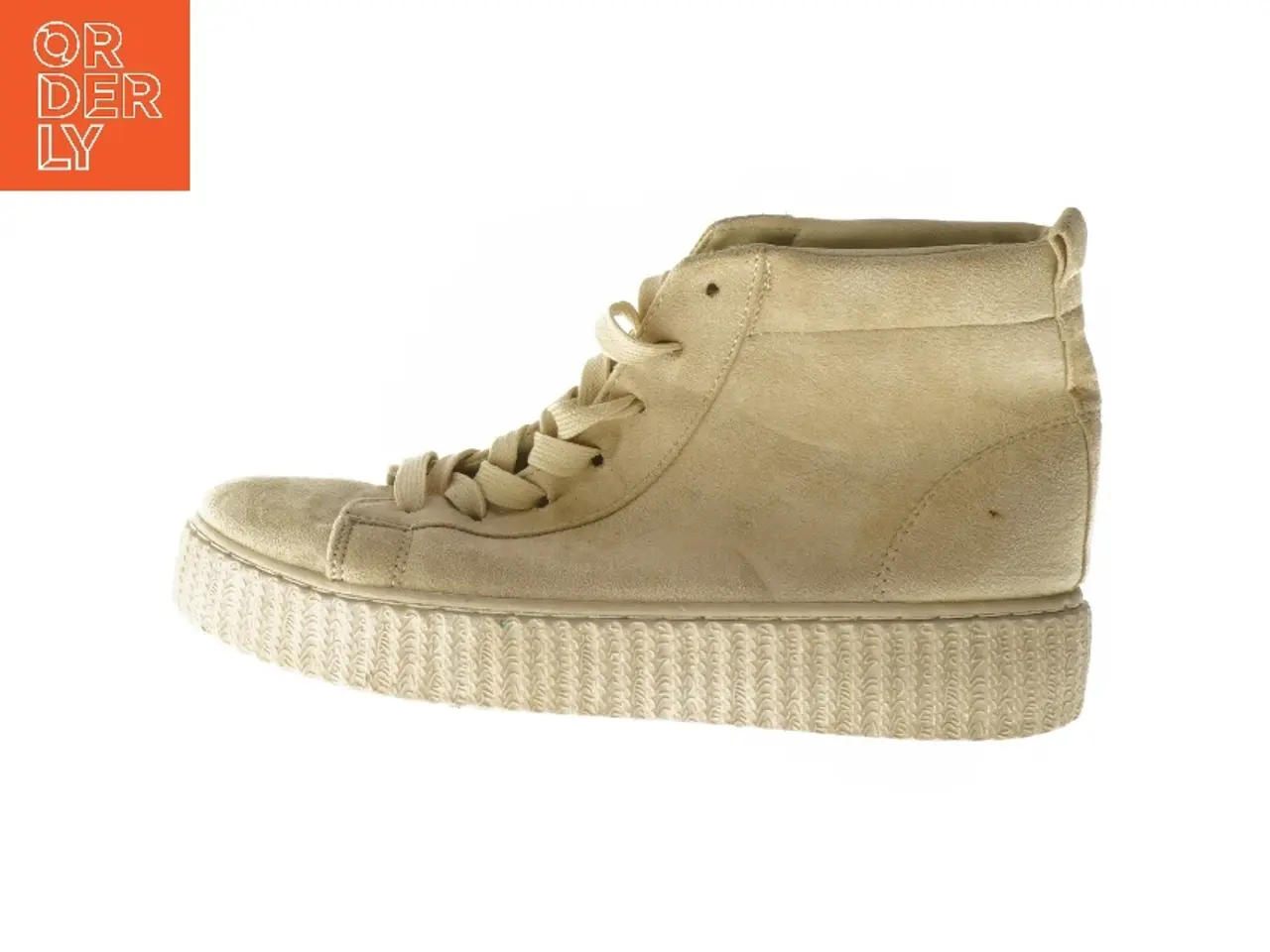 Billede 1 - Beige høje sneakers i størrelse 39 (str. 39 )