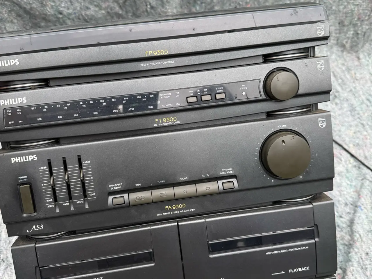 Billede 2 - Philips AS9300 HiFi-anlæg med pladespiller, tuner,
