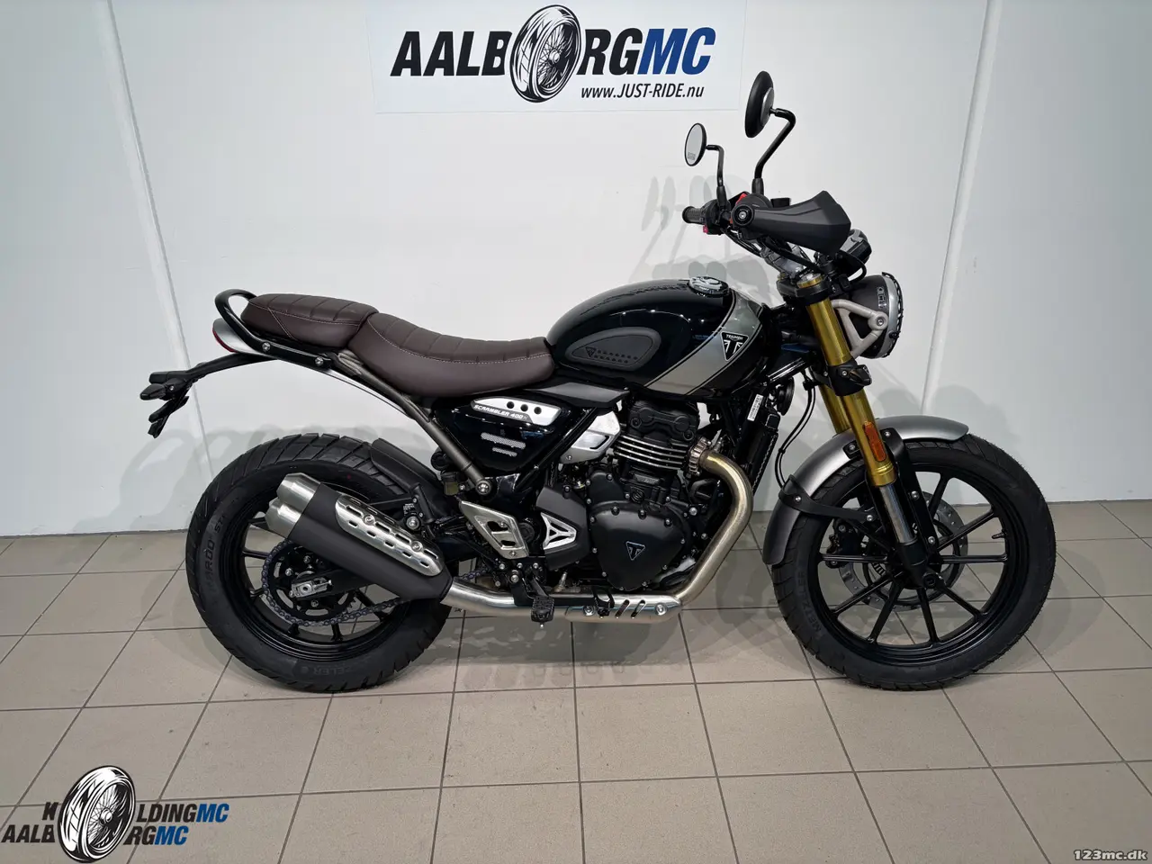 Billede 1 - Triumph Scrambler 400 X PHANTOM BLACK / SILVER ICE