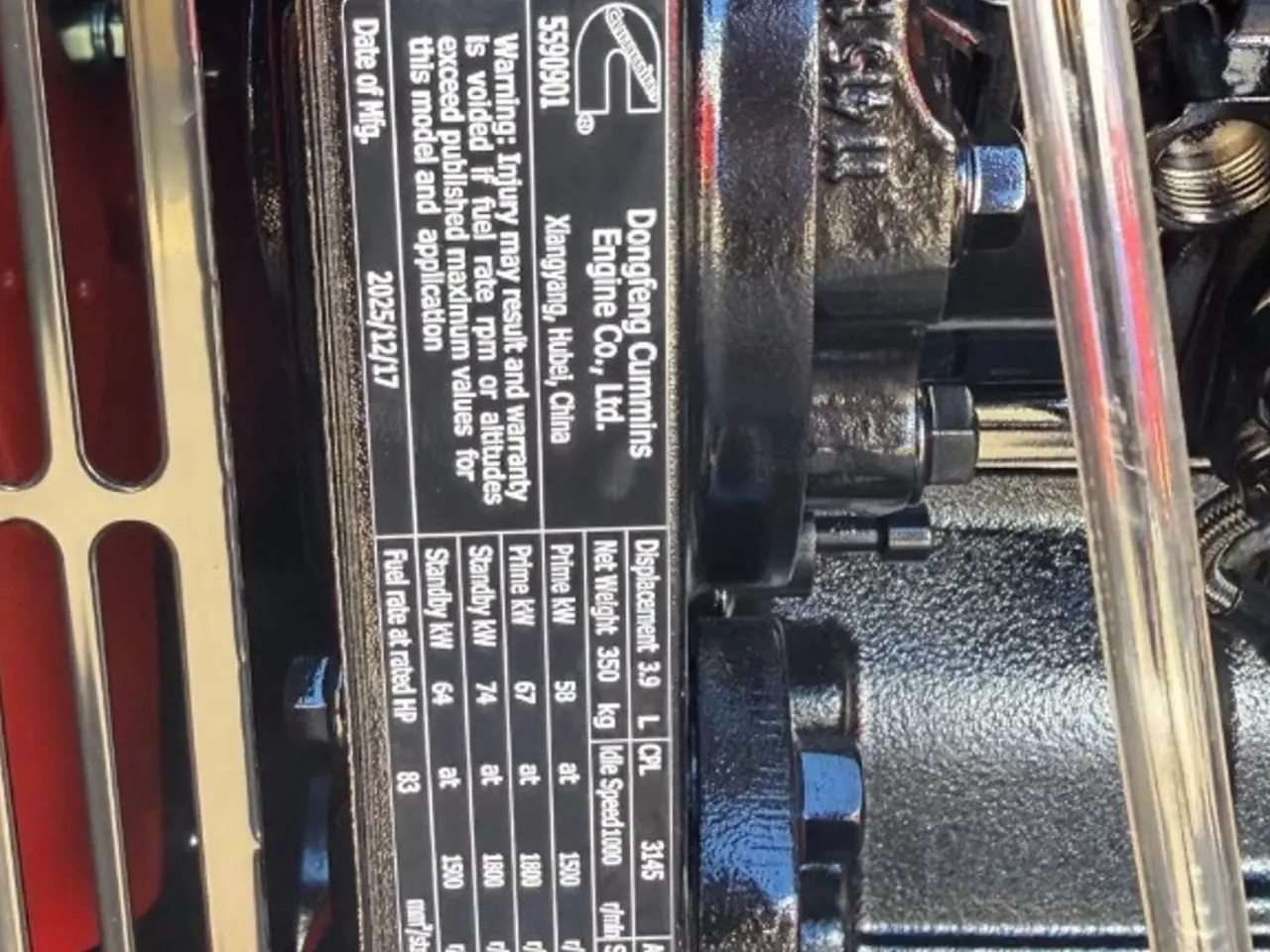Billede 5 - Cummins 100KVA generator Ny / ubrugt