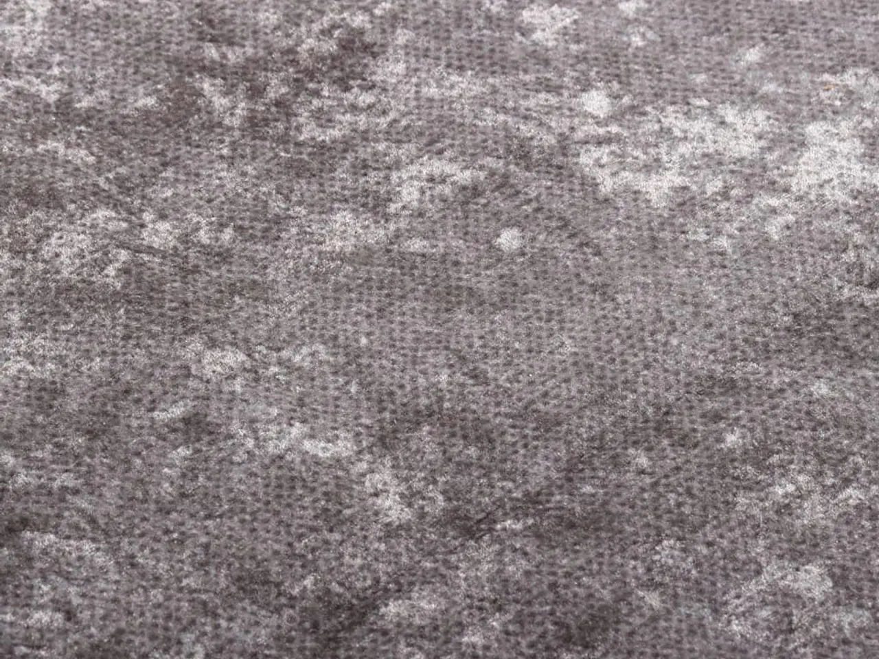 Billede 2 - Vaskbart gulvtæppe 160 × 230 cm - grå, blødt fløjl