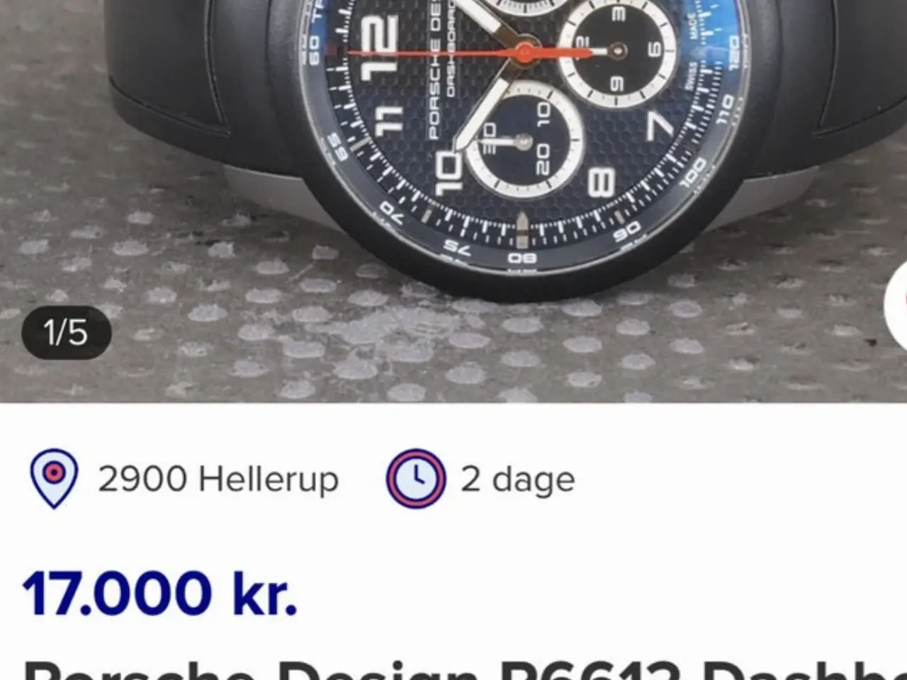 Billede 1 - Porsche Design Dashboard 99% NYT