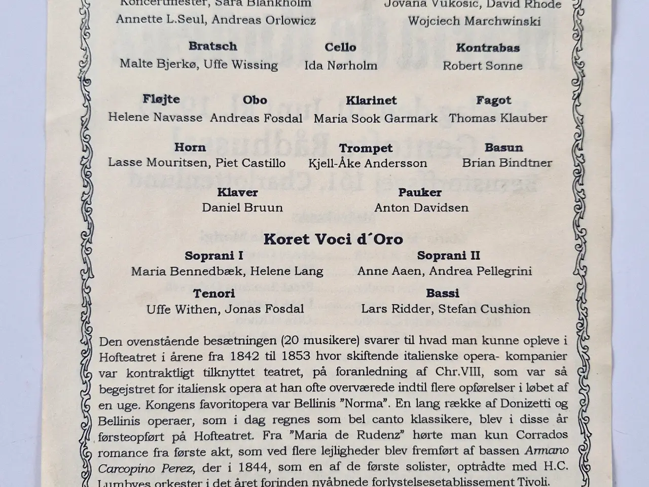 Billede 2 - Koncertplakat: Donizetti: Maria de Rudenz 2005