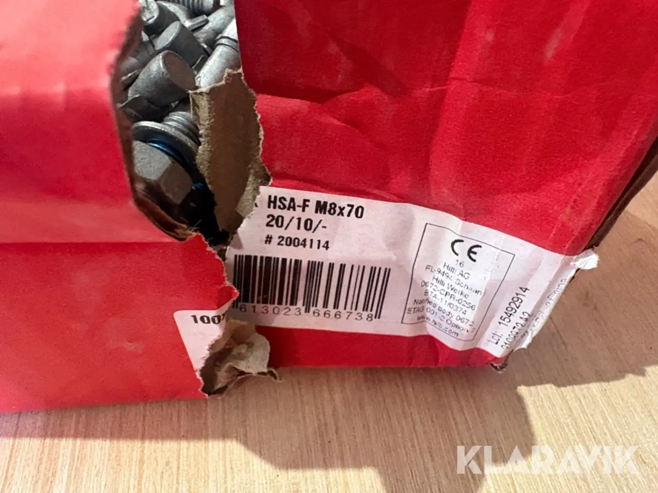 Billede 3 - Forankring Hilti