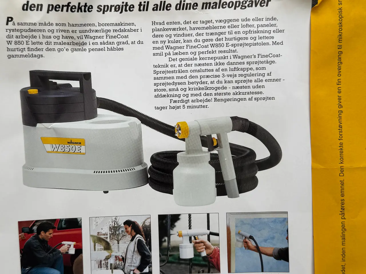 Billede 9 - Wagner W850E malersprøjte 700W brugt 1 gang
