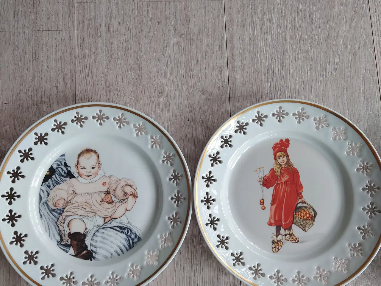 Billede 2 - Bing og Grøndahl  Carl Larson platter 8 styk