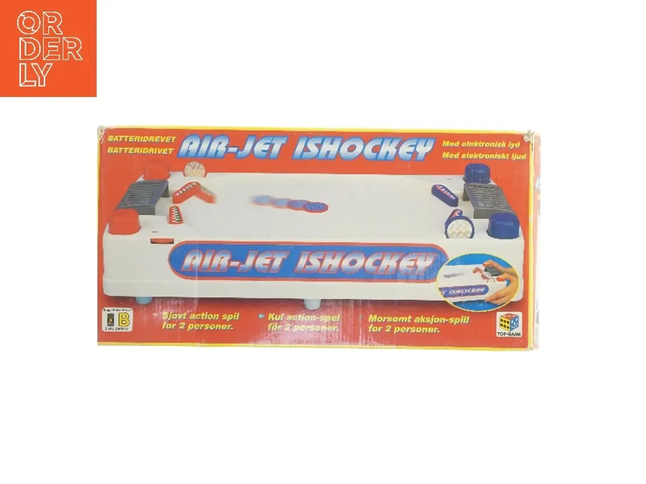 Billede 1 - Air-Jet Ishockey spil (str. 39,5x19 cm)