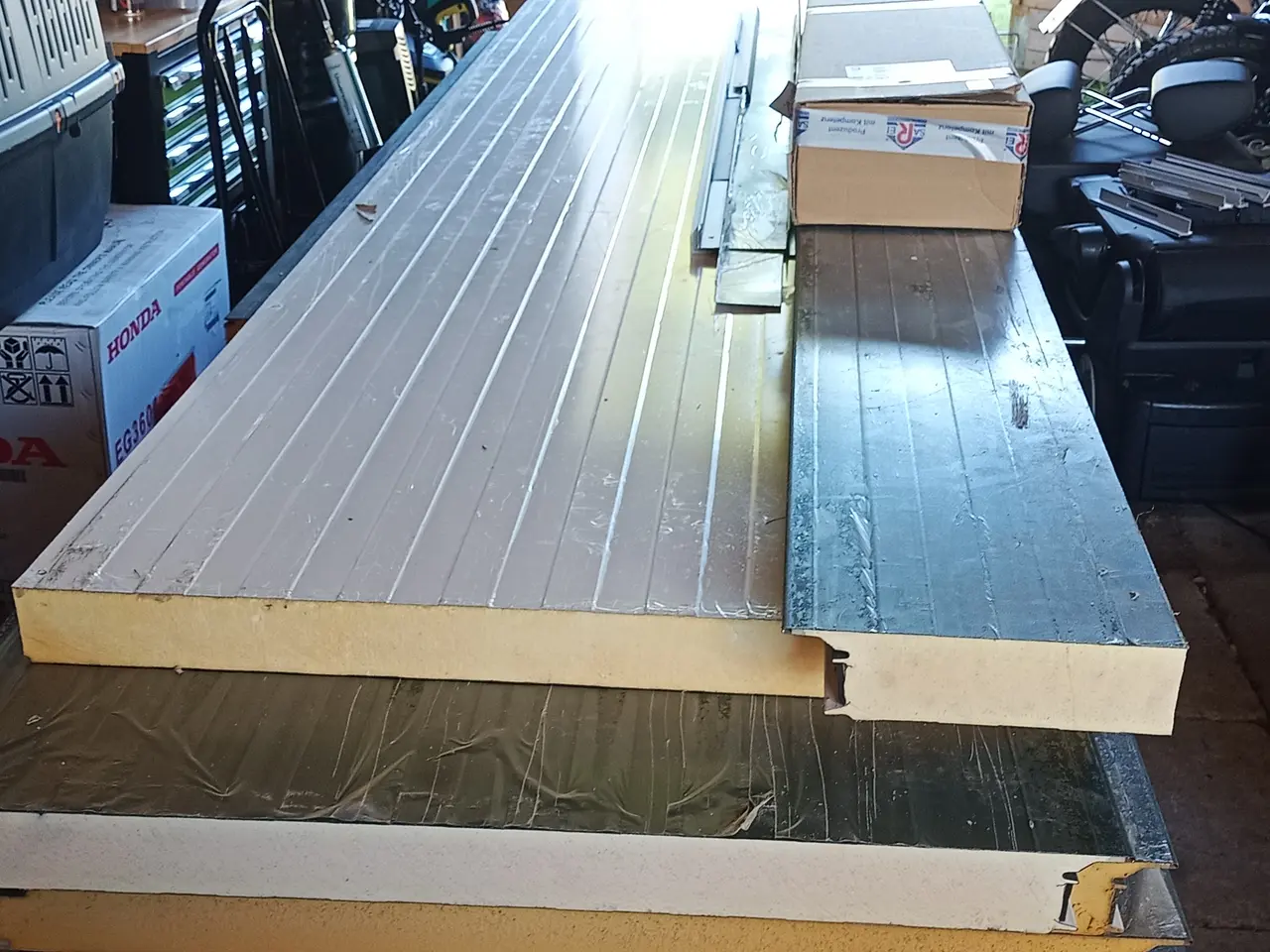 Billede 1 - Sandwichpanel / Sandwichplader 80 mm