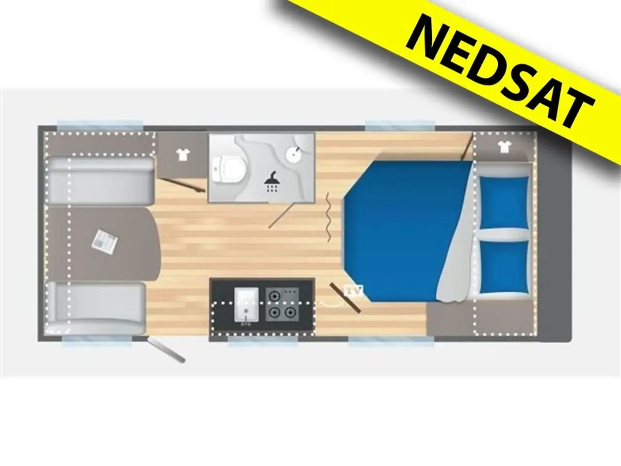 Billede 3 - 2023 - Caravelair Antares Titanium 470   Caravelair Antares 470 model 2023  kan nu ses hos Camping-Specialisten.dk