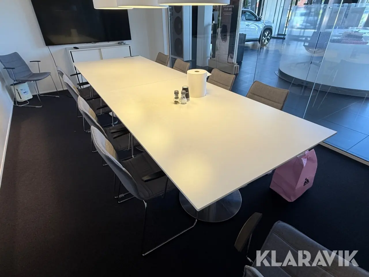 Billede 2 - Møde bord samt 10 stole