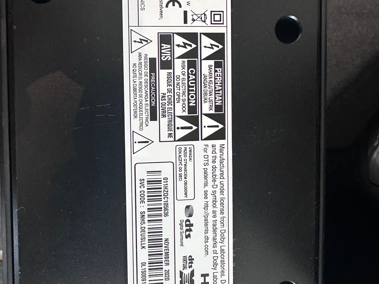 Billede 2 - LG SNH5 4.1 soundbar & subwoofer