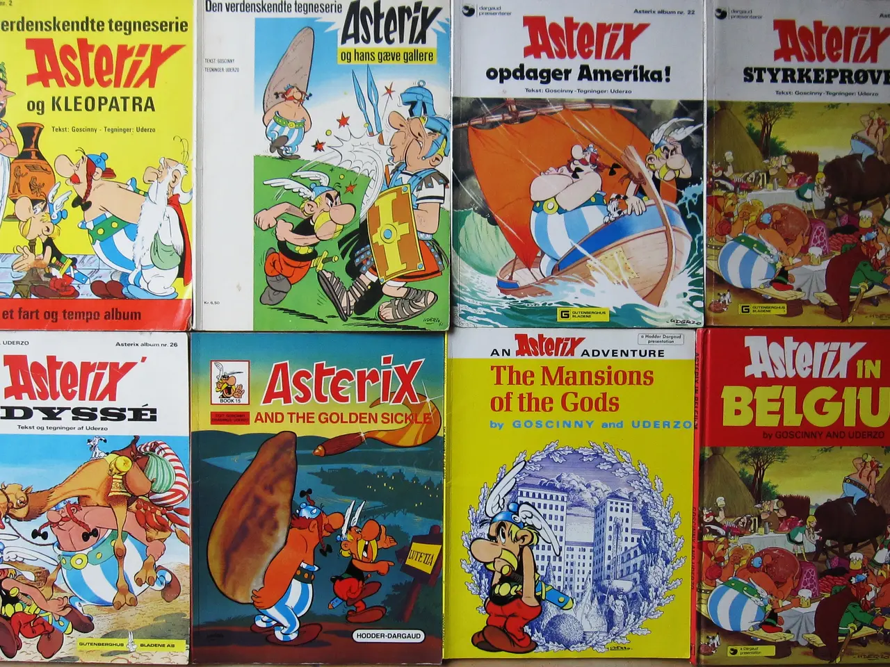 Billede 1 - Her sælges 8 tegneseriehæfter med Asterix
