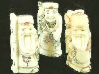 3 japanske netsuker