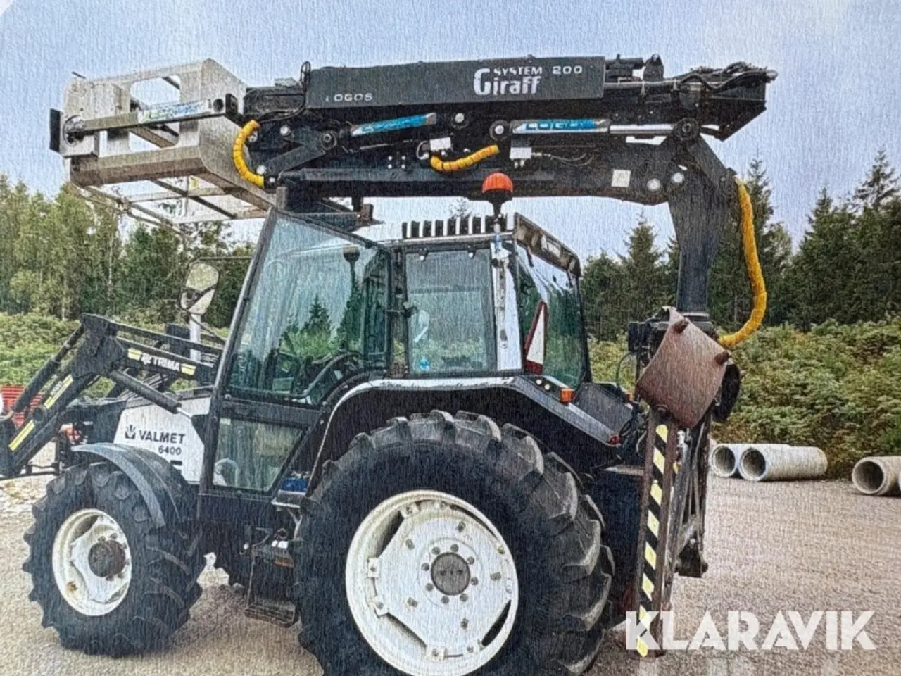 Billede 2 - Kran til traktor Giraf System I70 - med mandakabskurv