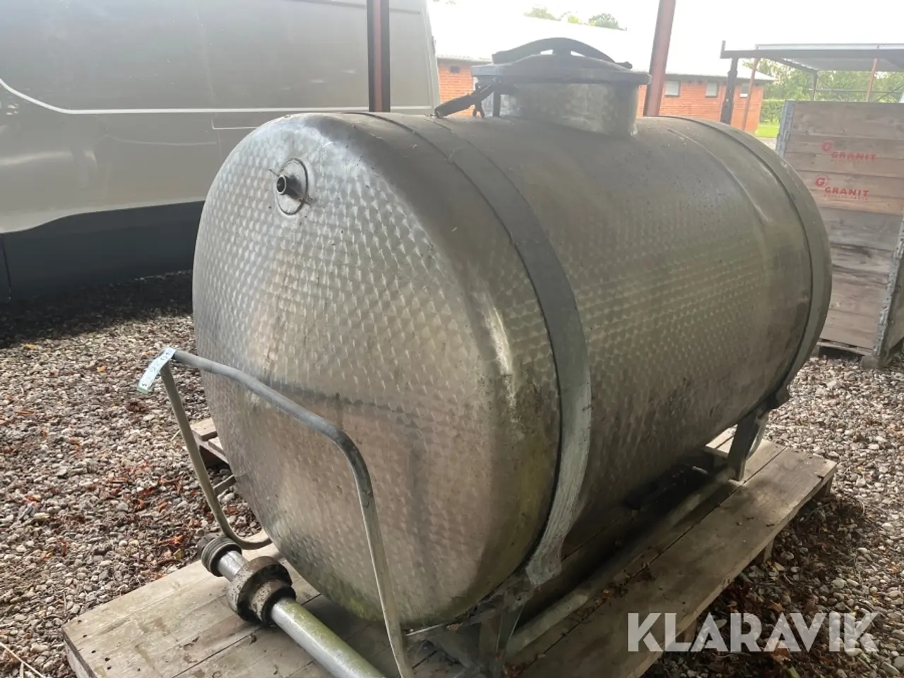 Billede 7 - Rustfri tank S.A. Christensen 2000liter
