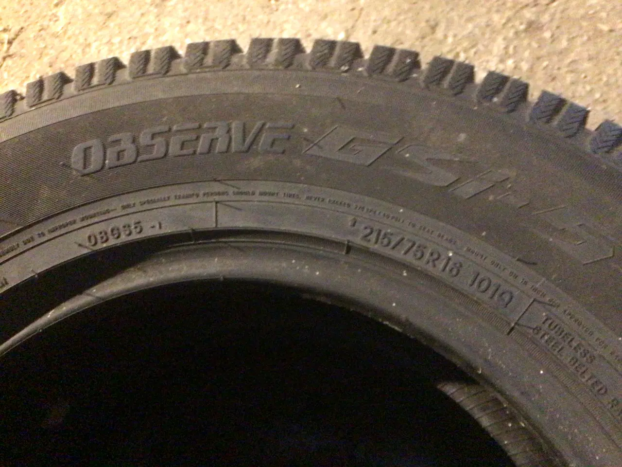 Billede 2 - Vinterdæk Toyo Oberserve GSI-5