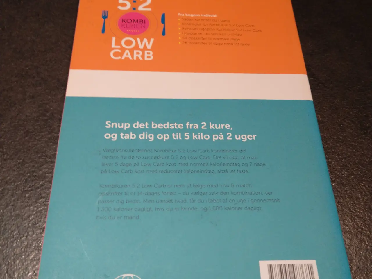 Billede 2 - Bogen Kombikuren: 5:2 og low carb
