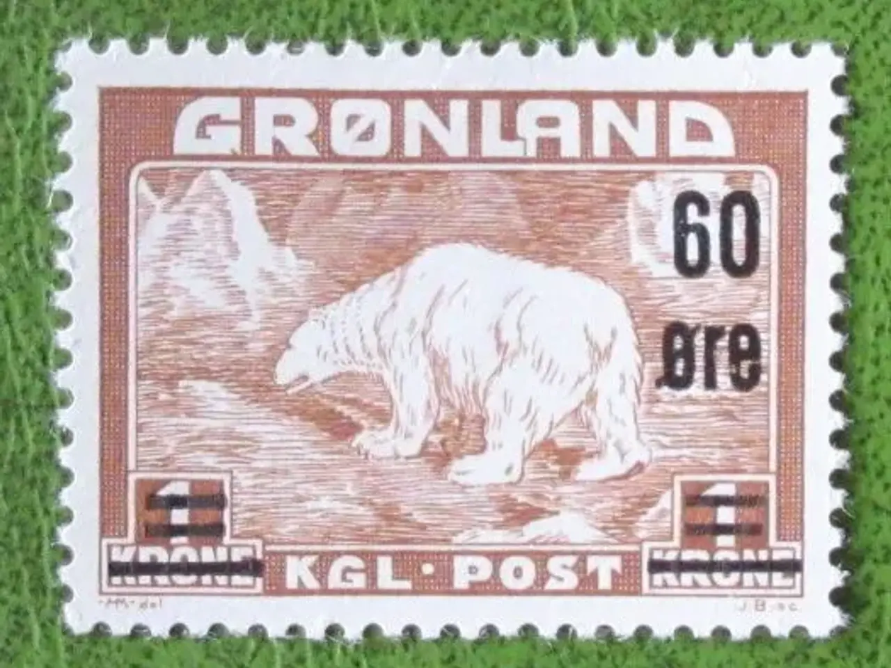 Billede 1 - Grønland AFA nr. 38 hængslet