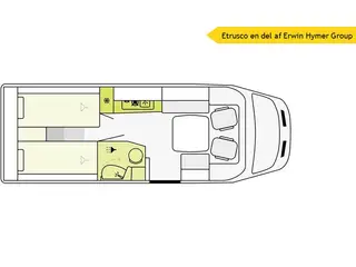 2027 - Etrusco V 6.8 SCF Scandic Edition Aut. 2027 Etrusco V 6.8 SCF Scandic Edition med Adaptiv fartpilot fra Hinshøj Caravan.
