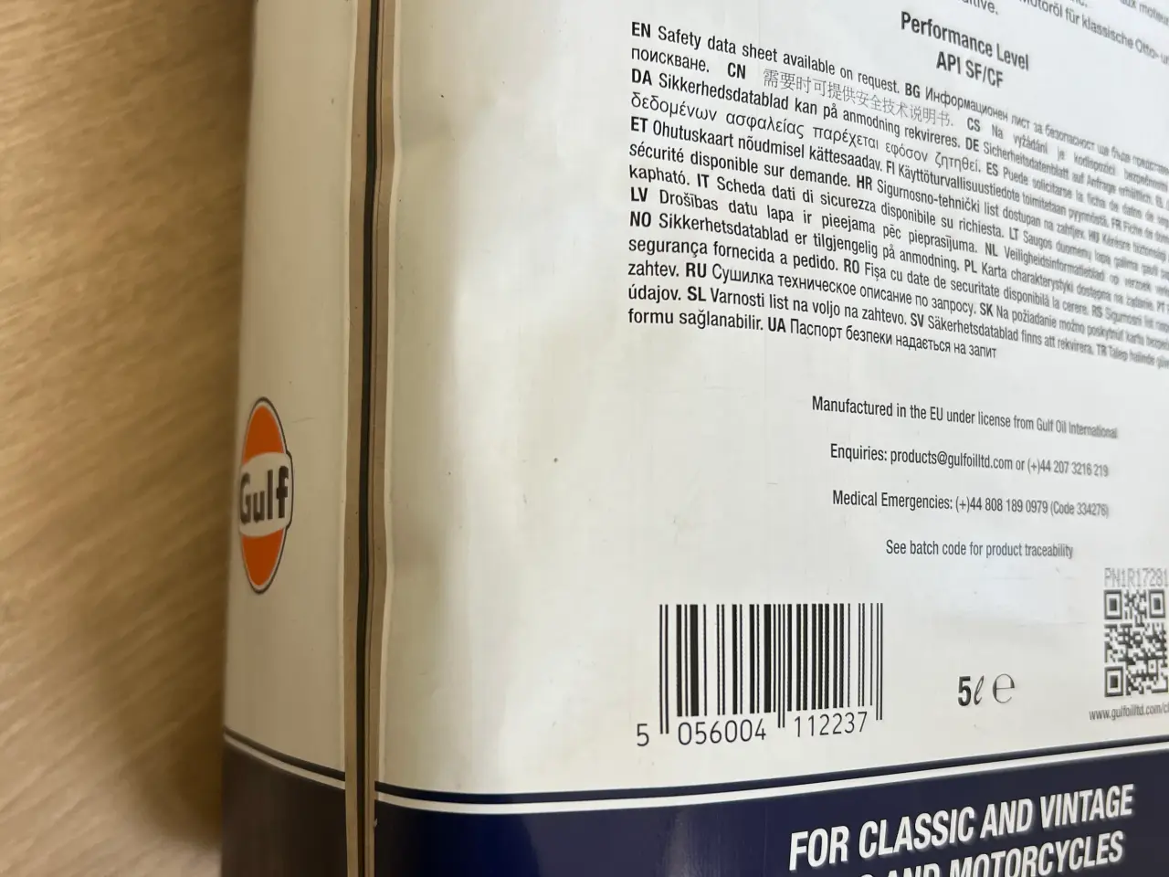 Billede 4 - Gulf 5l metalspande