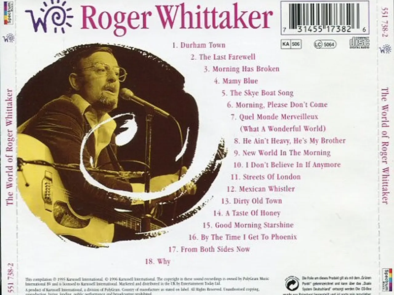Billede 2 - Roger Whittaker – The World Of Roger… – CD