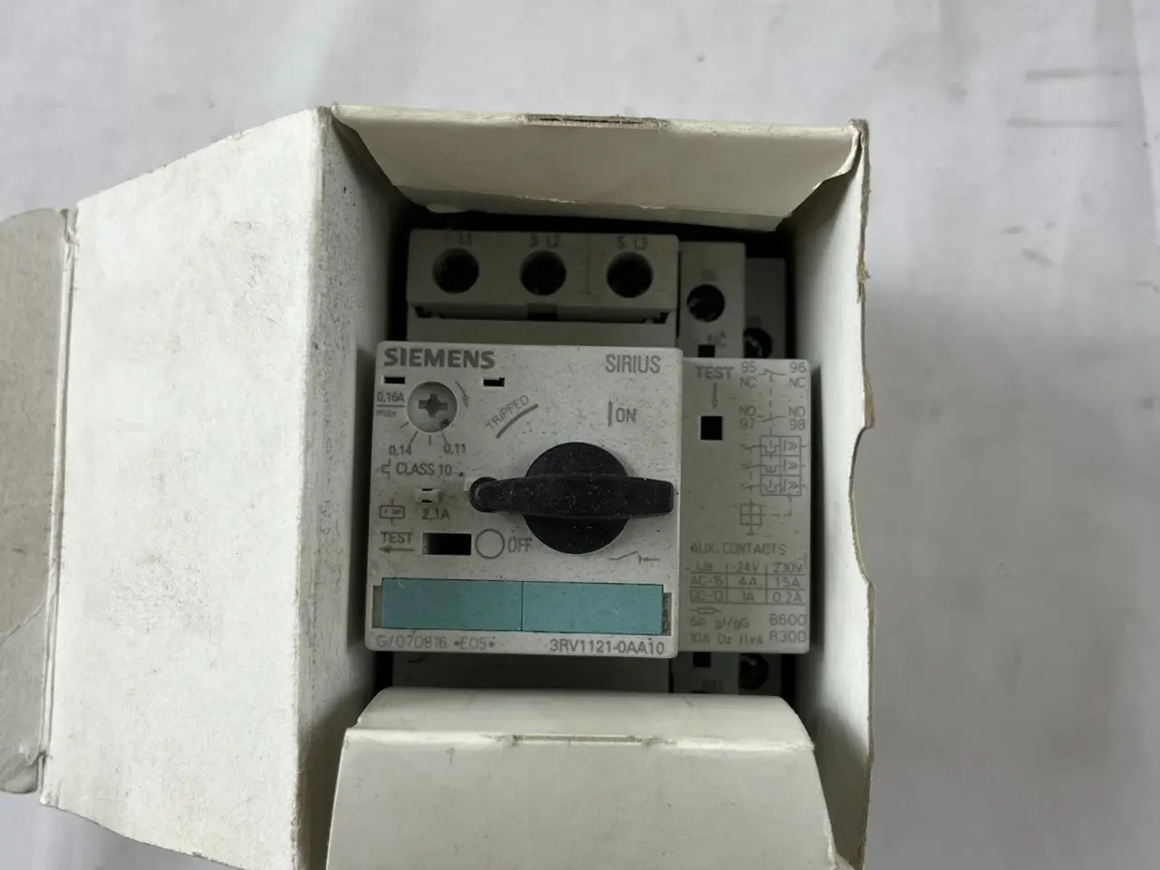 Billede 8 - Siemens 3RV1121-0AA10 Motor Protection 0.11-0.16A