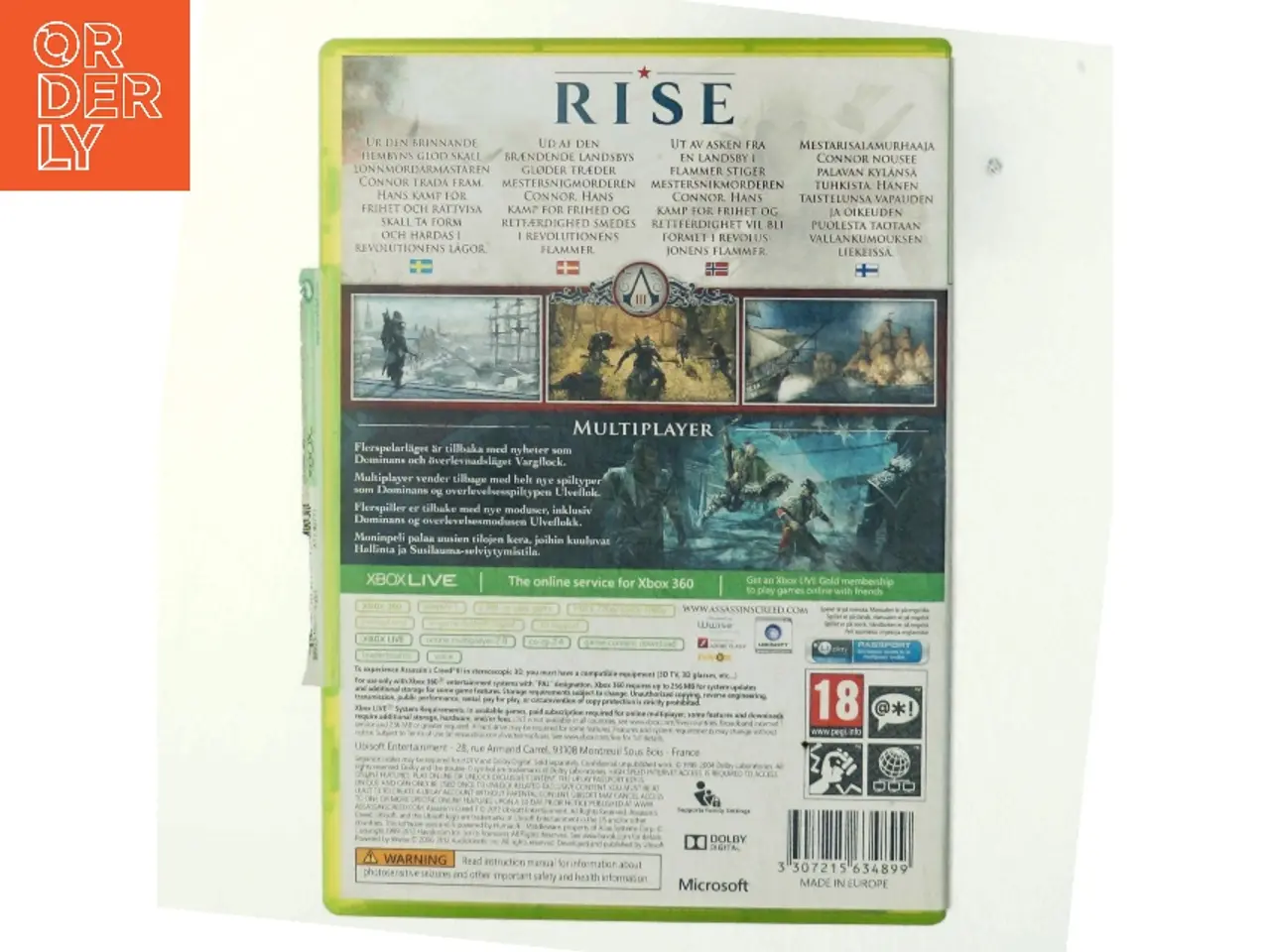 Billede 3 - Assassin Creed III fra X Box