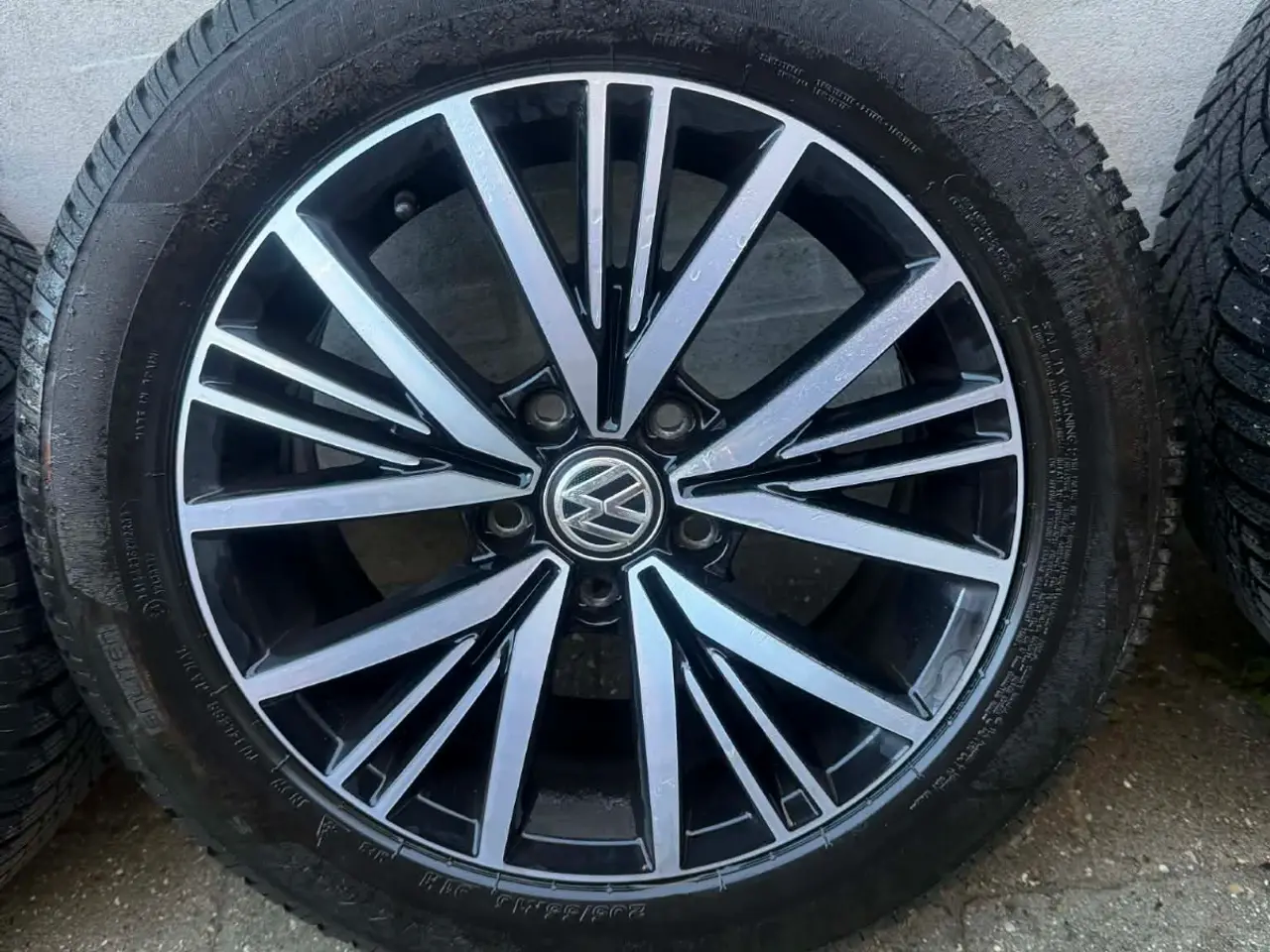 Billede 10 - Vw vinterdæk med Alufælge