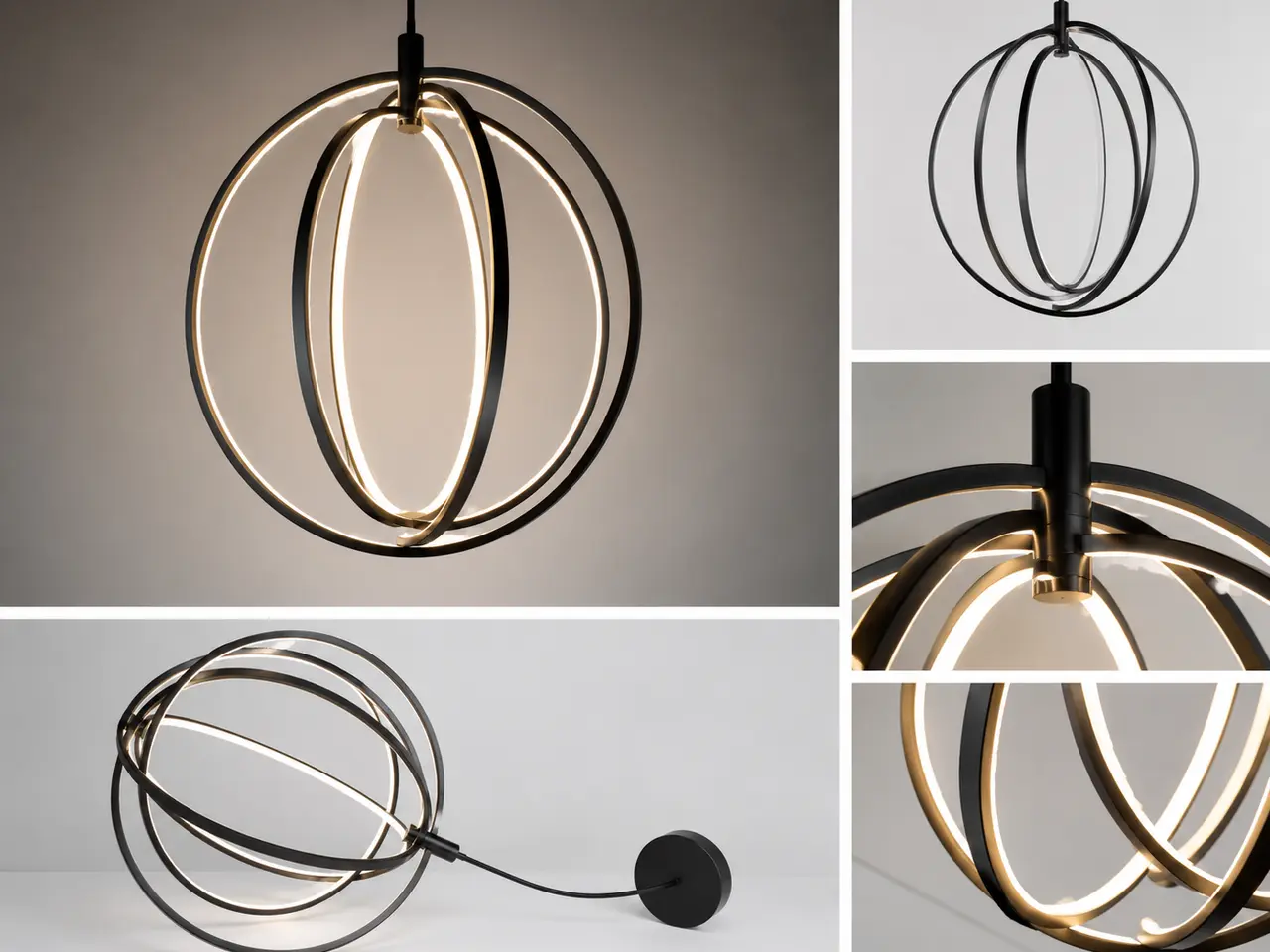 Billede 2 - TrendLight Moon LED Pendel i rustik smedejern