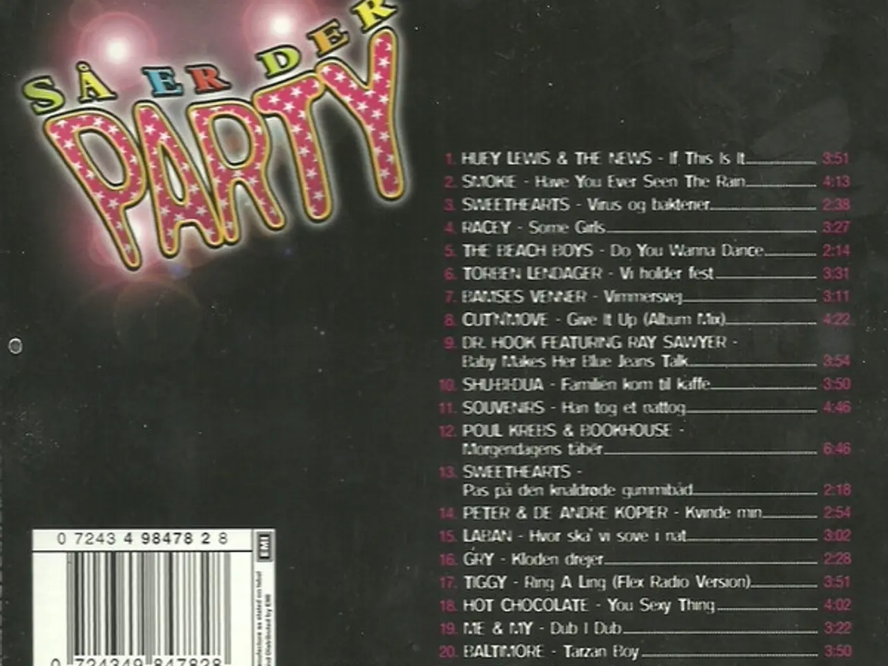 Billede 4 - Diverse kunstnere – Så Er Der Party – CD