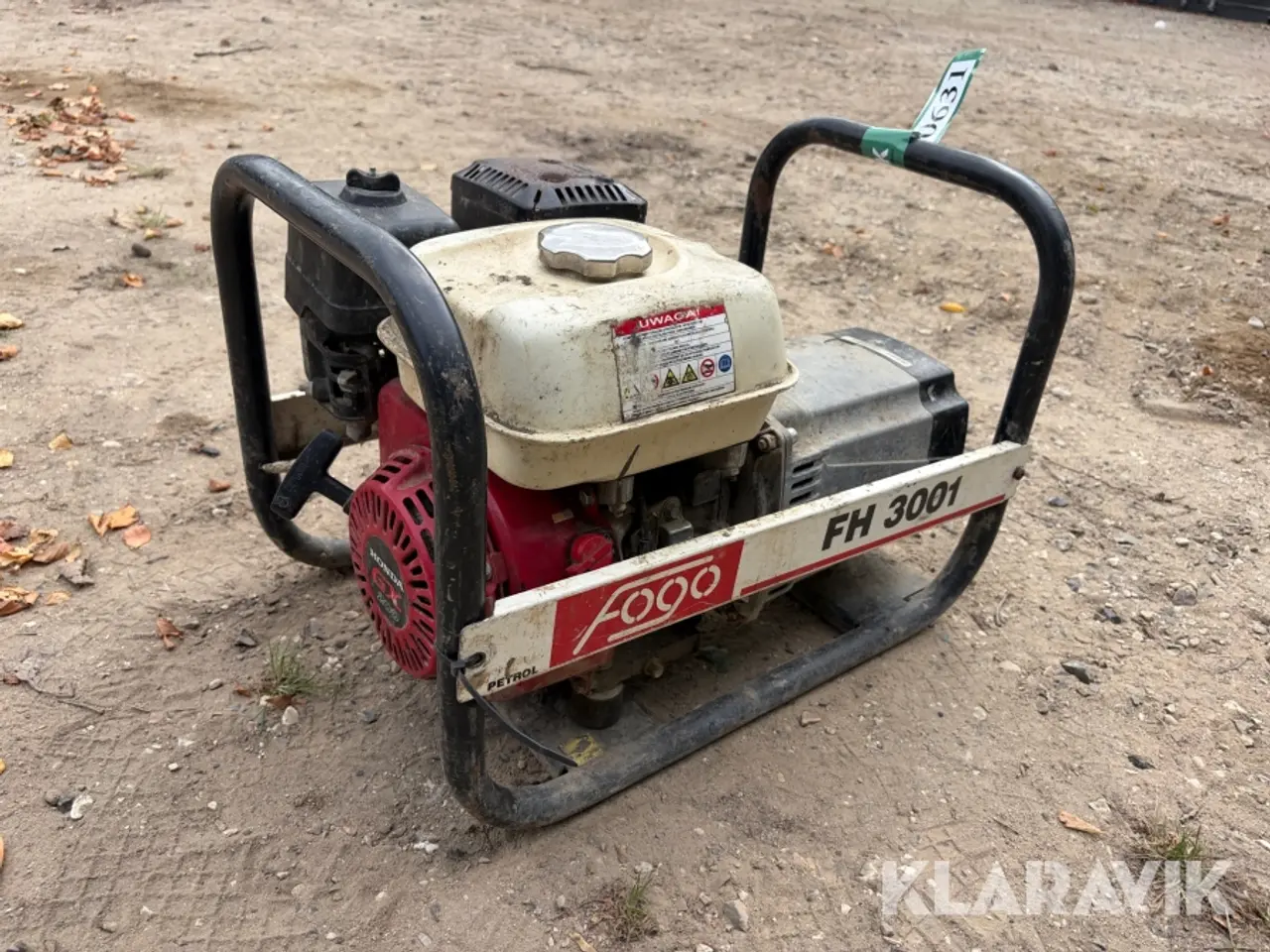 Billede 1 - Generator Fogo FH3001 2x230 volt.