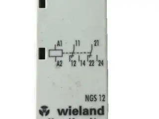 Wieland NGS 12 relæ modul 24V AC/DC 2CO 5A DIN