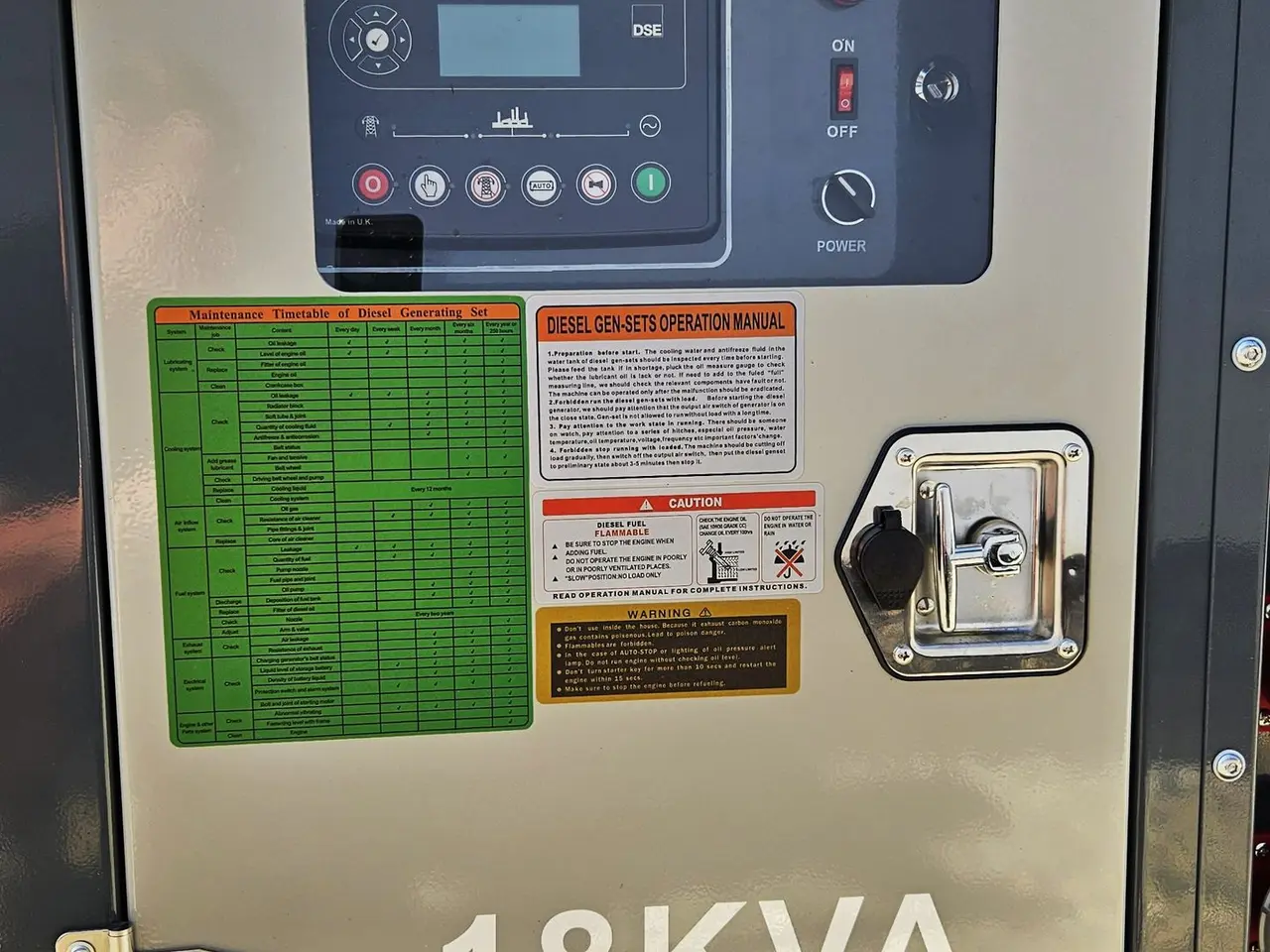Billede 7 - YTO 18 KVA Fabriksny / Leroy-Somer generator